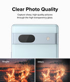 Google Pixel 7a | Camera Protector Glass [3 Pack]-Clear Photo Quality