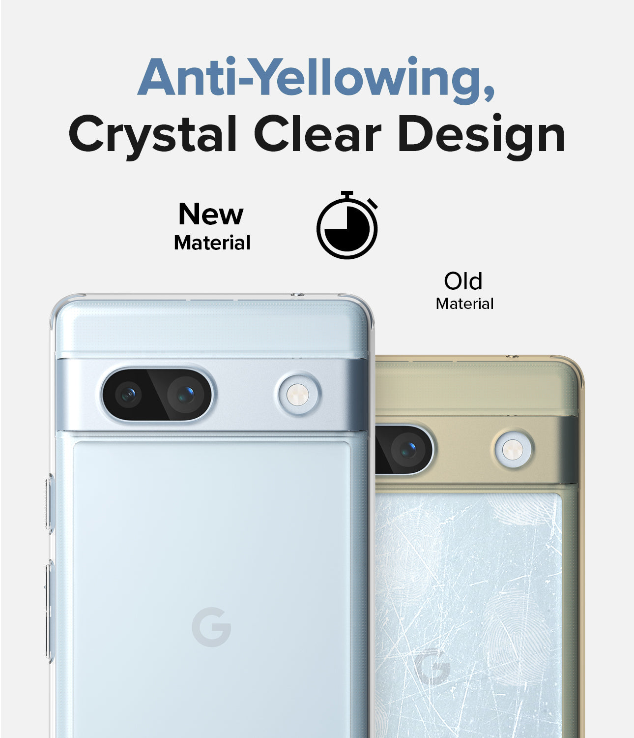 Google Pixel 7a Case | Fusion-Anti-Yellowing, Crystal Clear Design