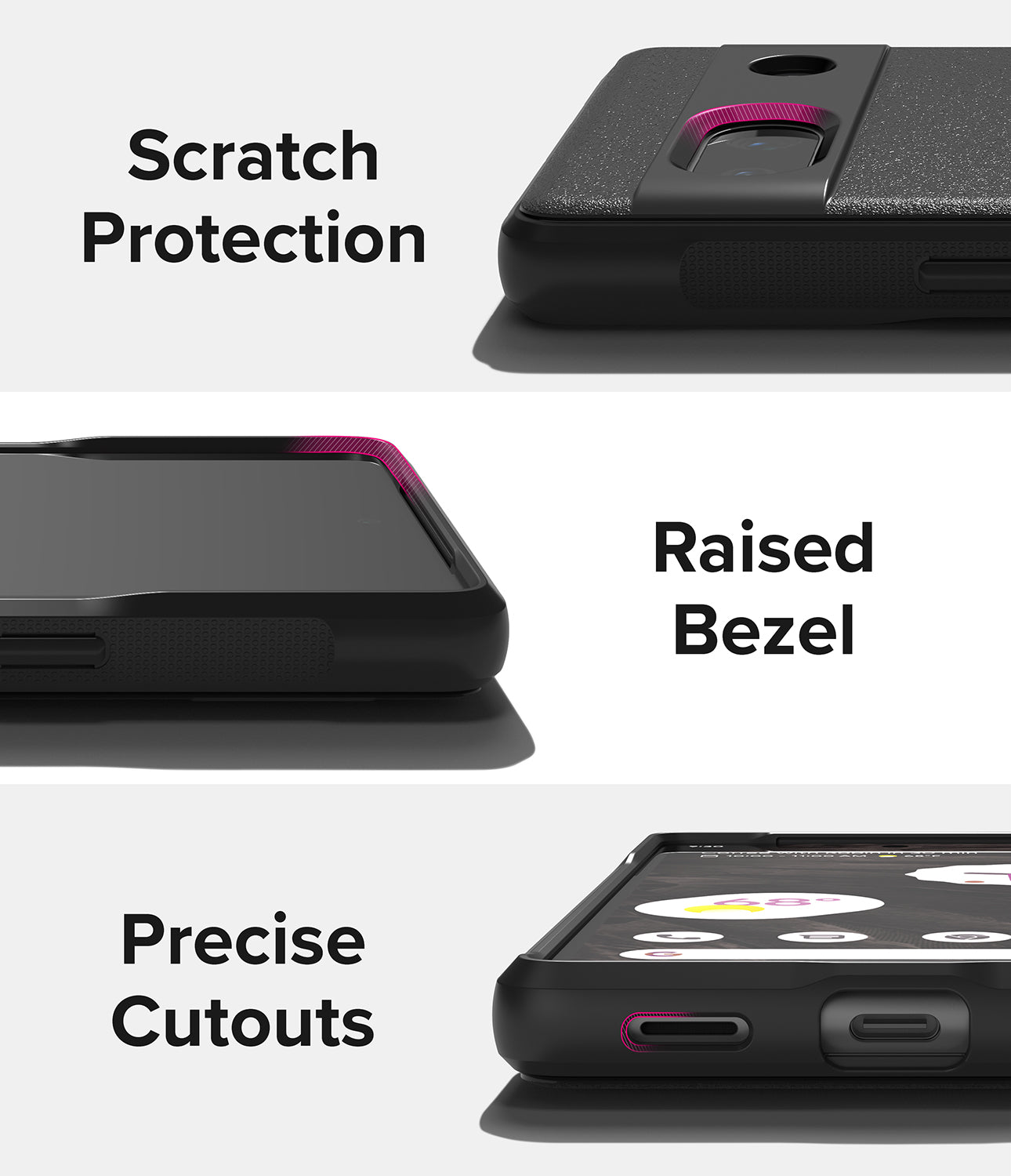 Google Pixel 7a Case | Onyx-Scratch Protection. Raised Bezel. Precise Cutouts.