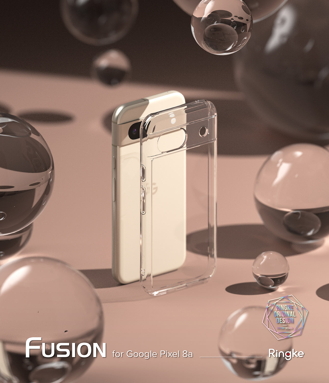 Google Pixel 8a Case | Fusion - Clear - By Ringke