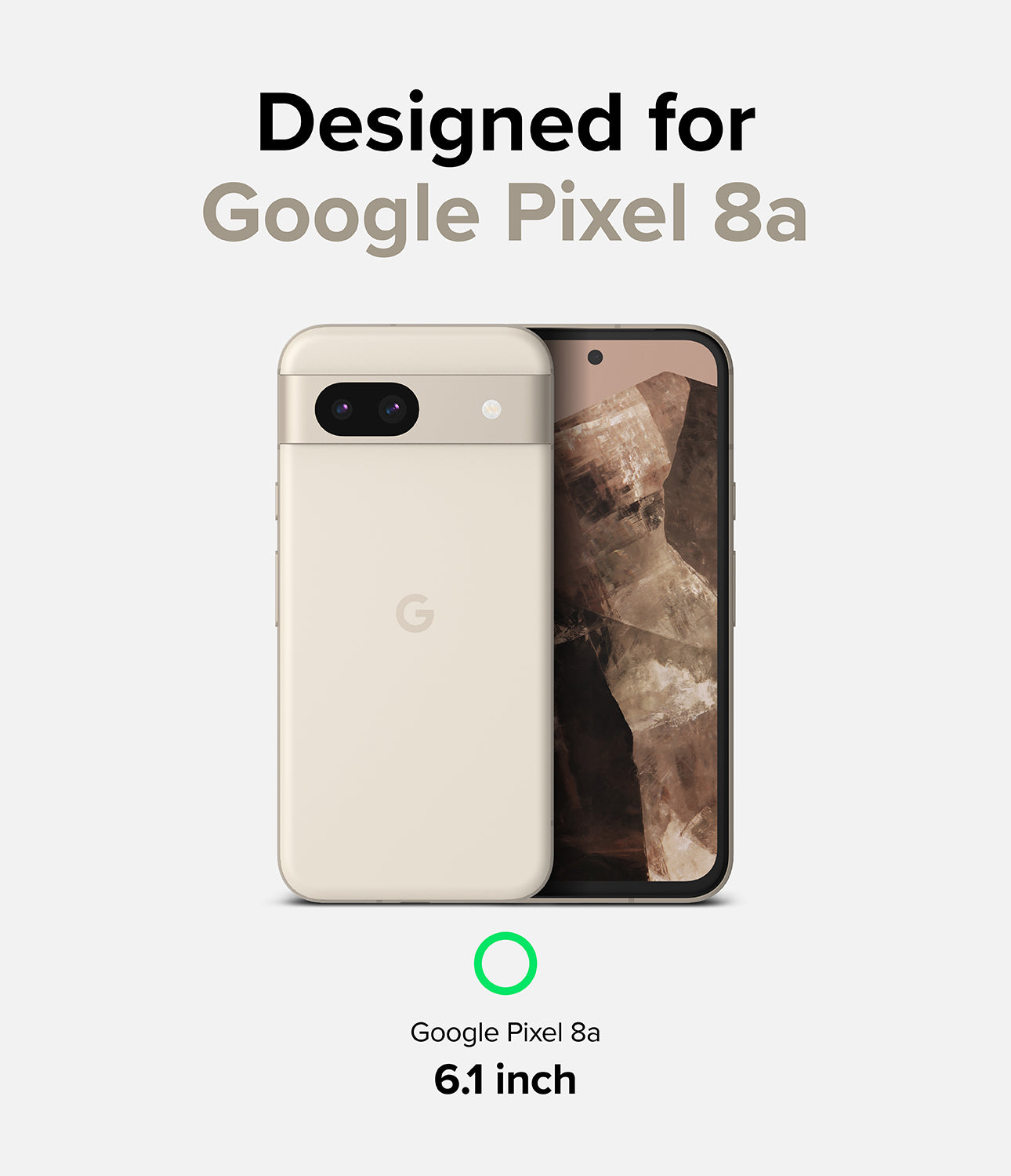 Google Pixel 8a Case | Fusion - Matte Clear - Designed for Google Pixel 8a