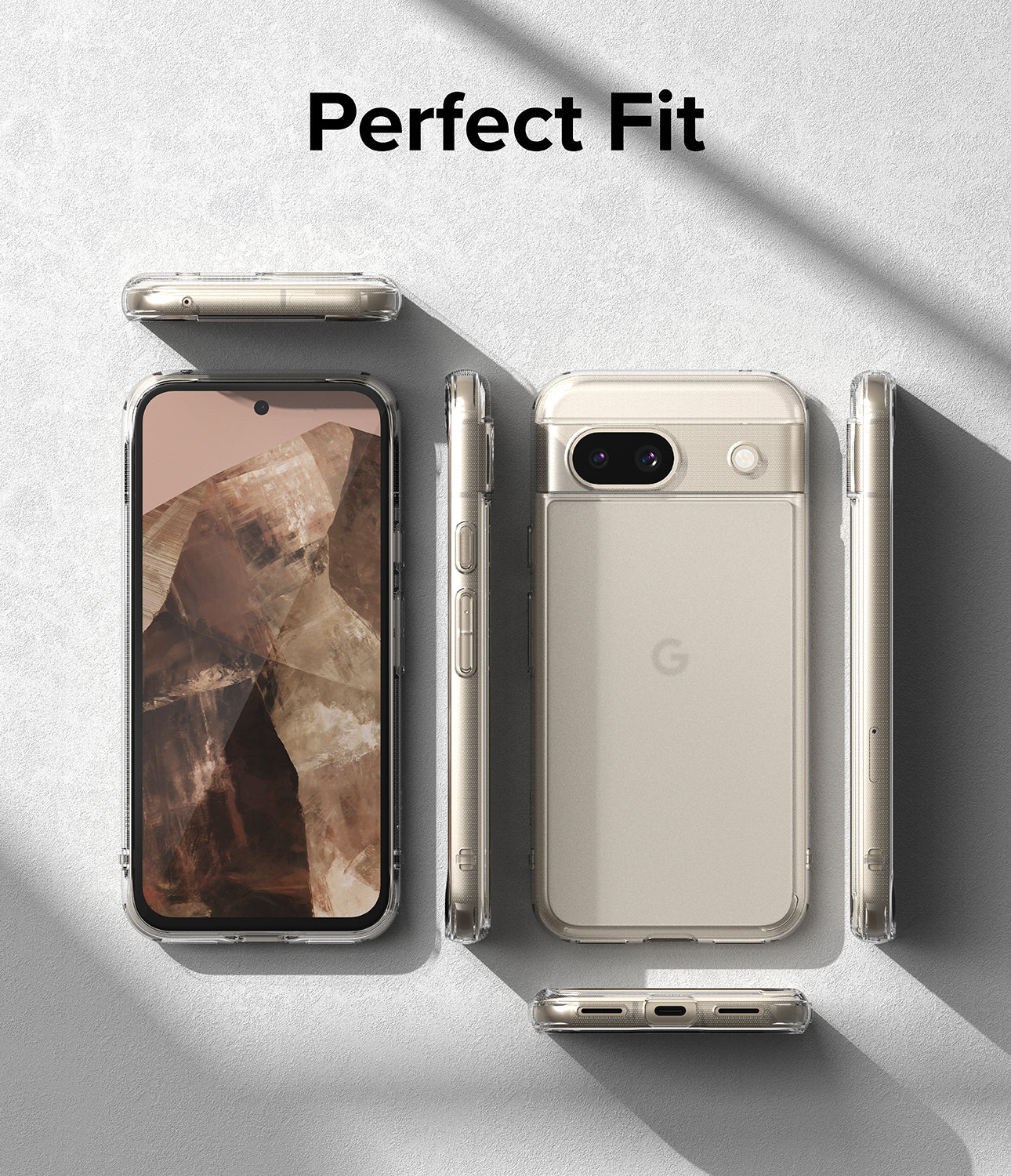 Google Pixel 8a Case | Fusion - Matte Clear - Perfect Fit