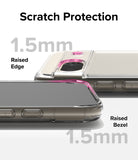 Google Pixel 8a Case | Fusion - Matte Clear - Scratch Protection Raised Edge and Raised Bezel.