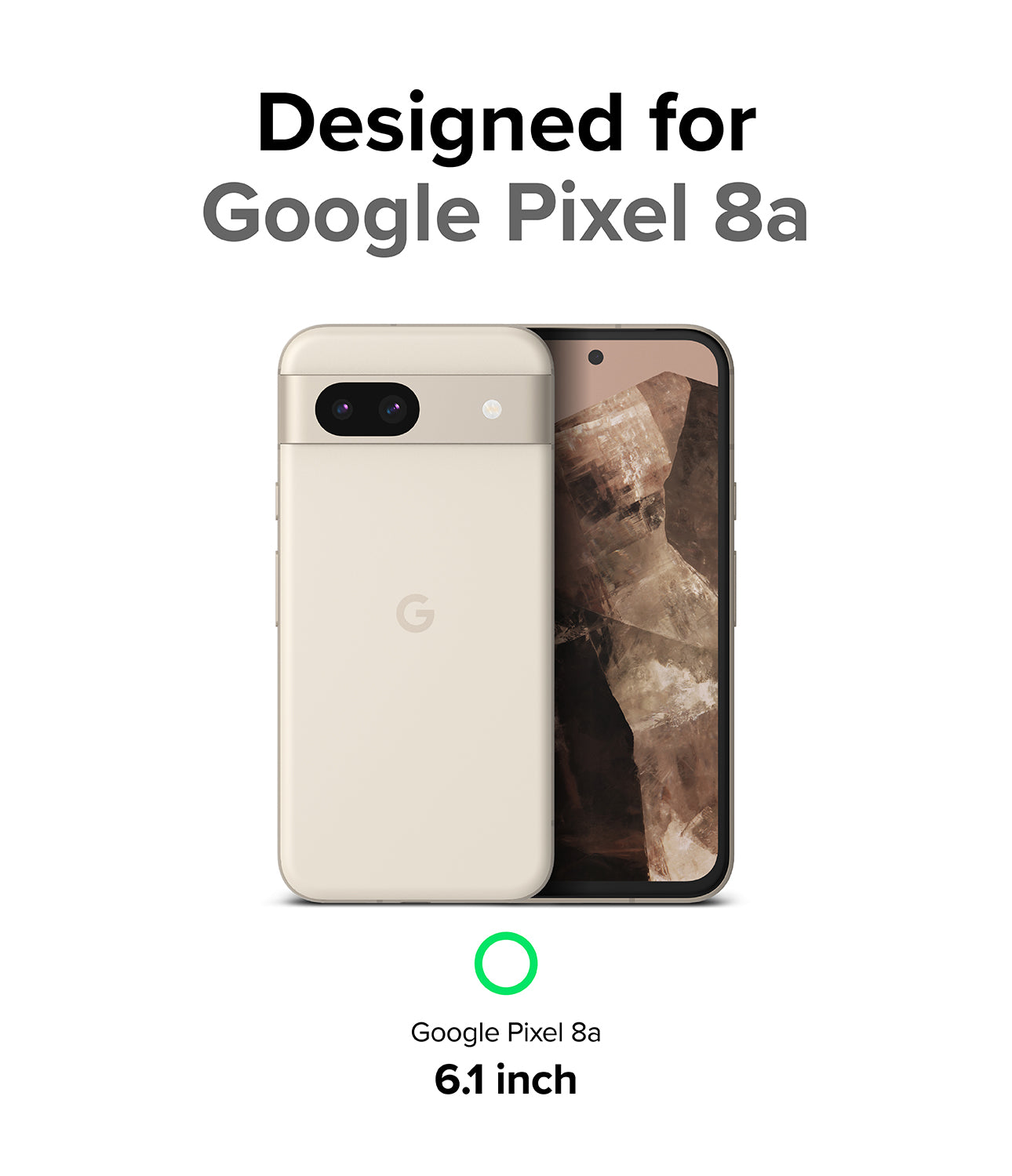 Google Pixel 8a Case | Onyx - Black - Designed for Google Pixel 8a