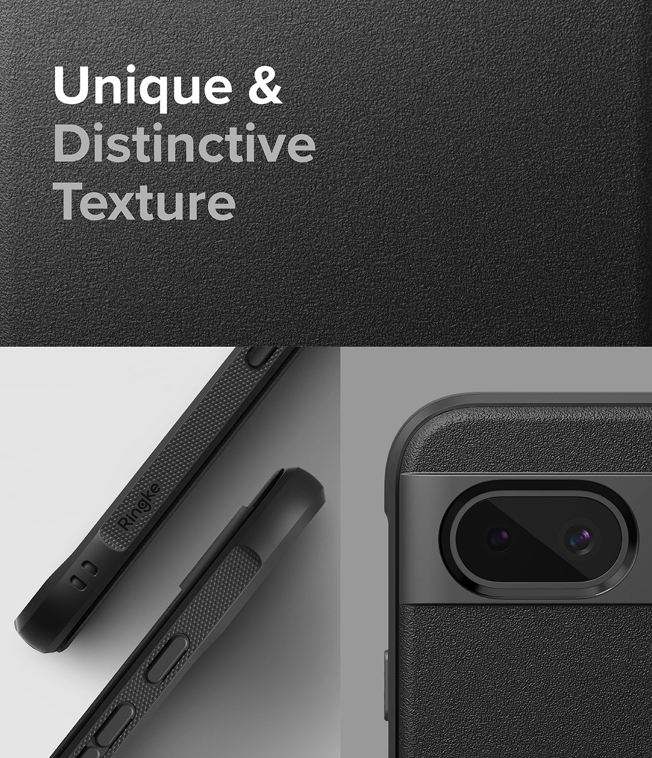 Google Pixel 8a Case | Onyx - Black - Unique and Distinctive Texture