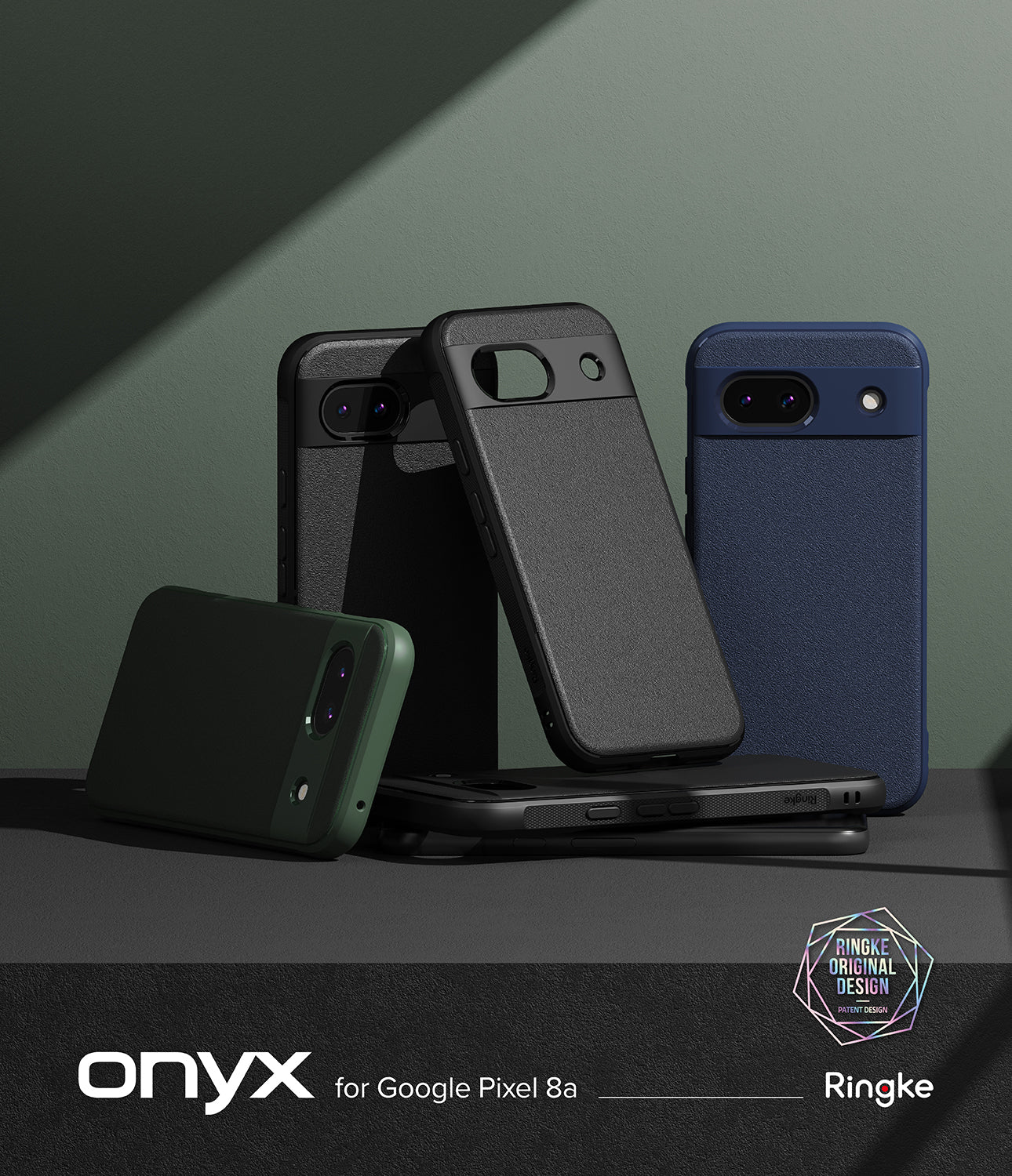 Google Pixel 8a Case | Onyx - Black - By Ringke