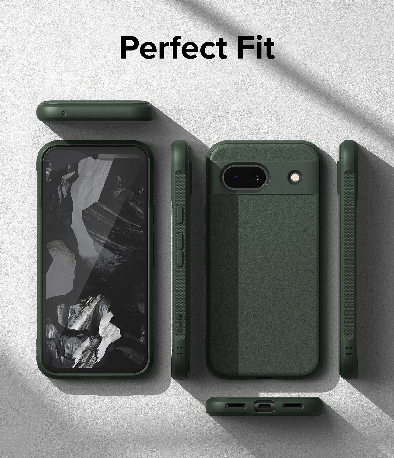 Google Pixel 8a Case | Onyx - Dark Green - Perfect Fit.