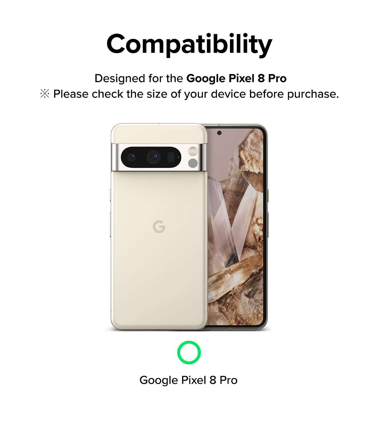 Google Pixel 8 Pro | Camera Protector Glass [3 Pack] - Compatible with Google Pixel 8 Pro