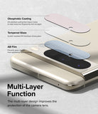 Google Pixel 8 Pro | Camera Protector Glass [3 Pack] - Multi-Layer Function. Oleophobic Coating. Tempered Glass. AB Film