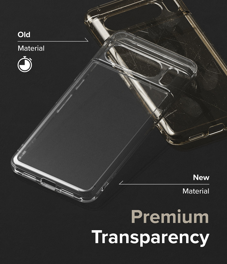 Google Pixel 8 Pro Case | Fusion Matte-Premium Transparency Comparison