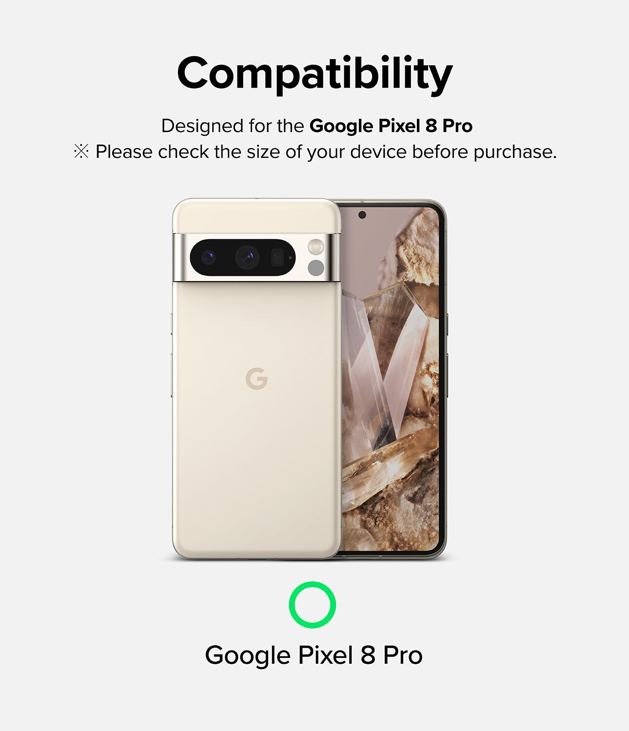 Google Pixel 8 Pro Screen Protector | Glass-Compatibility