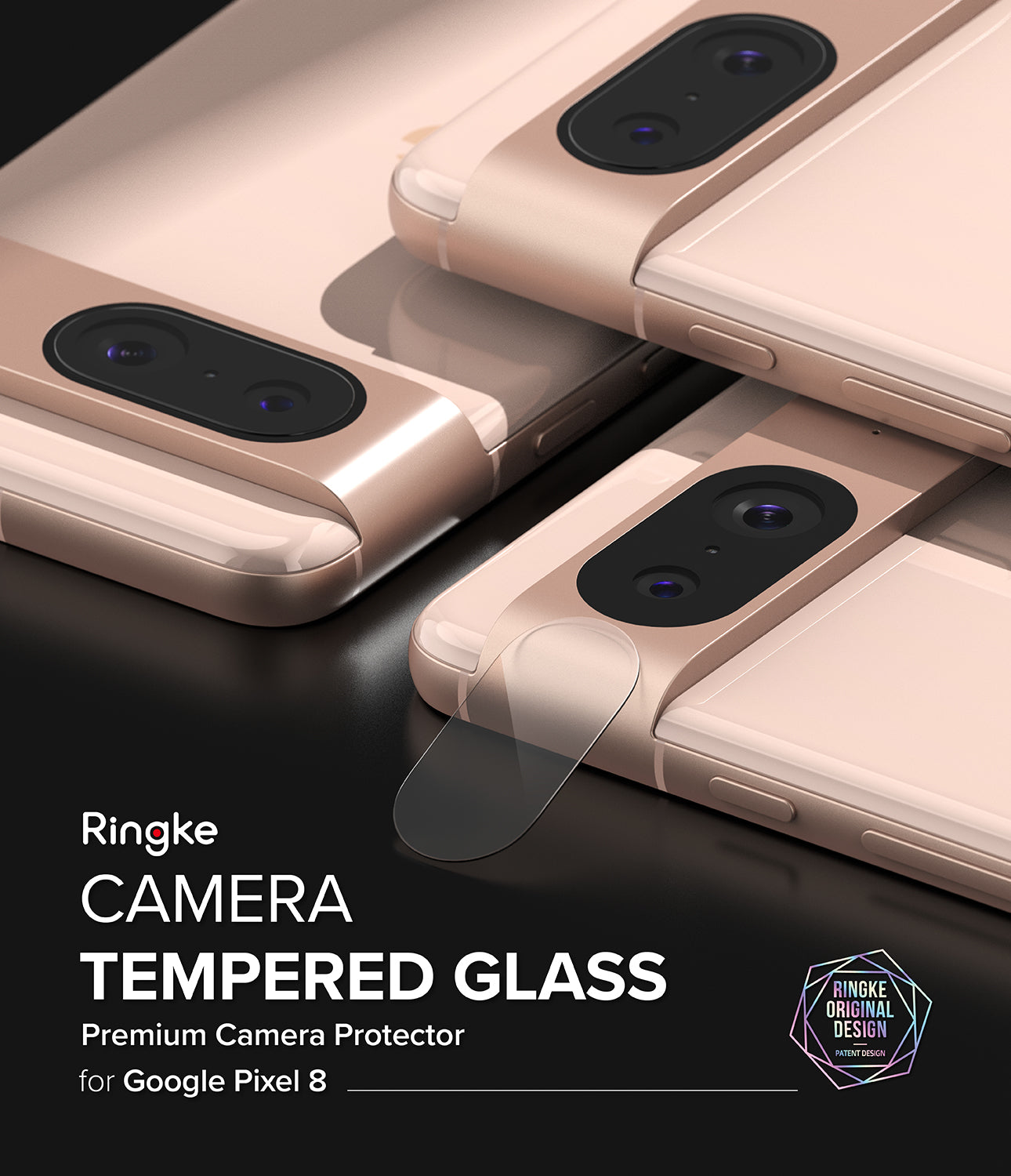 Google Pixel 8 | Camera Protector Glass [3 Pack]-By Ringke