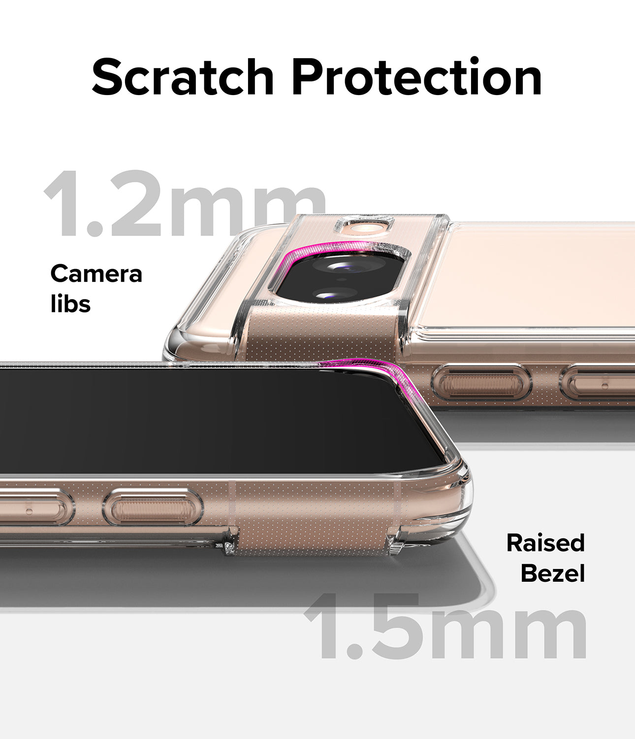 Google Pixel 8 Case | Fusion-Scratch Protection with Camera Libs and Raised Bezel