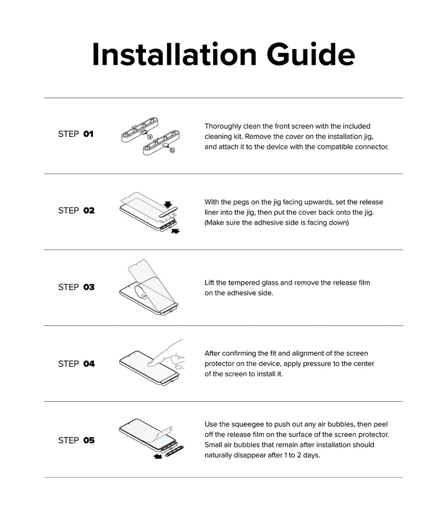 Google Pixel 8 Screen Protector | Glass-Installation Guide