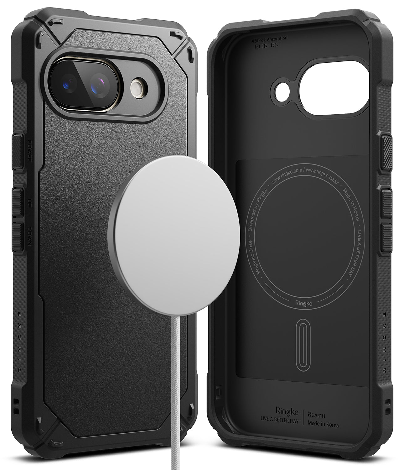Google Pixel 9a Case | Rugged Gear Magnetic | Ringke Official Store