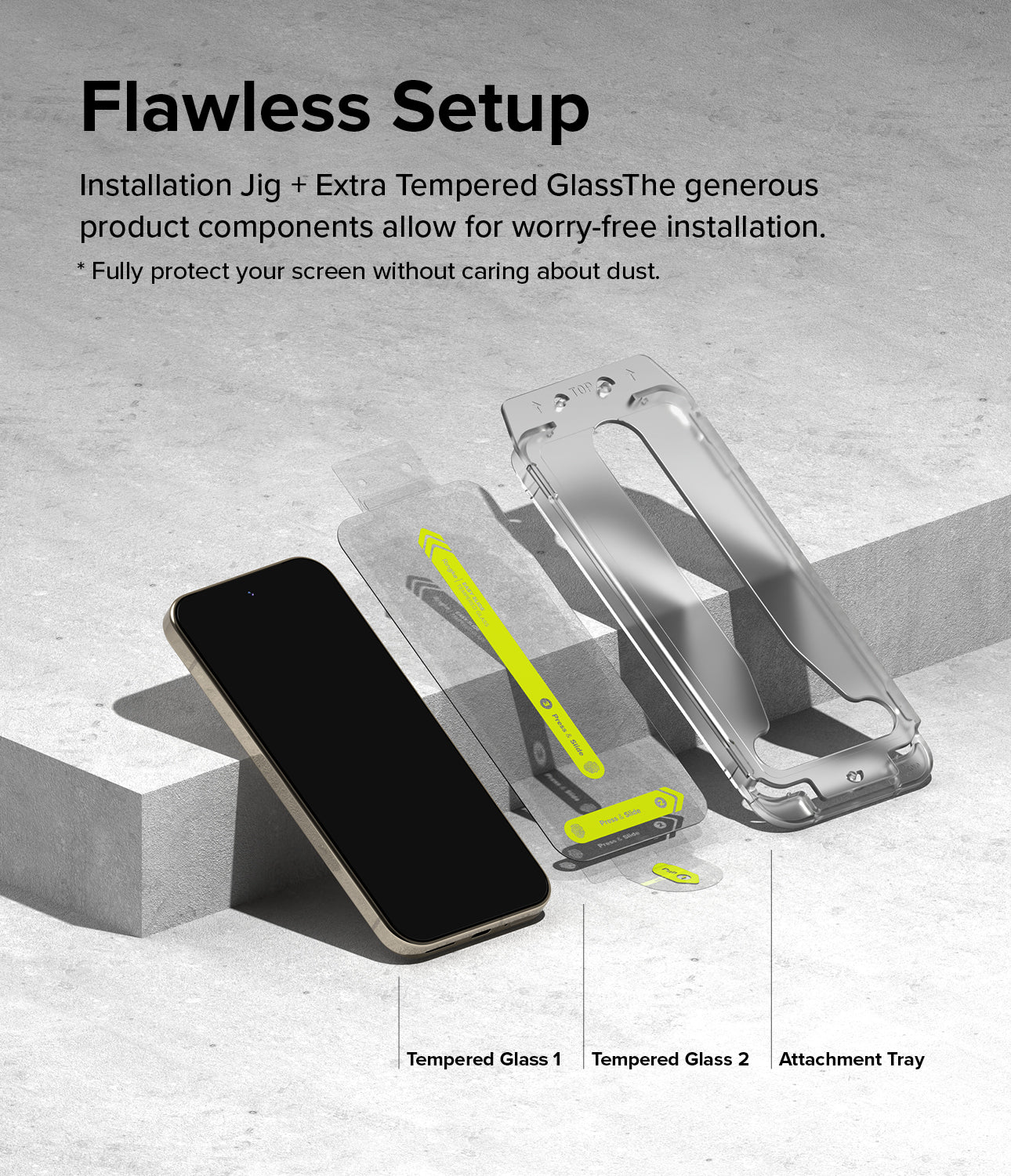 Google Pixel 9 Pro XL Screen Protector | Easy Slide Tempered Glass