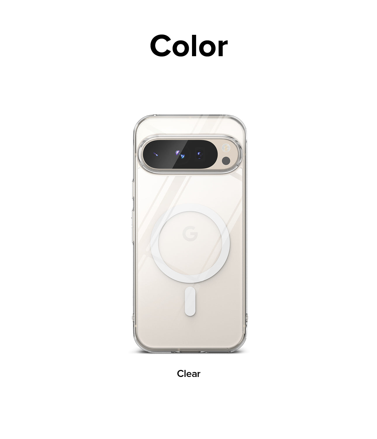 MyGadget Custodia Magnetica Per Google Pixel 9 Pro XL – Ibrida Trasparente Opaca Con Protezione Fotocamera