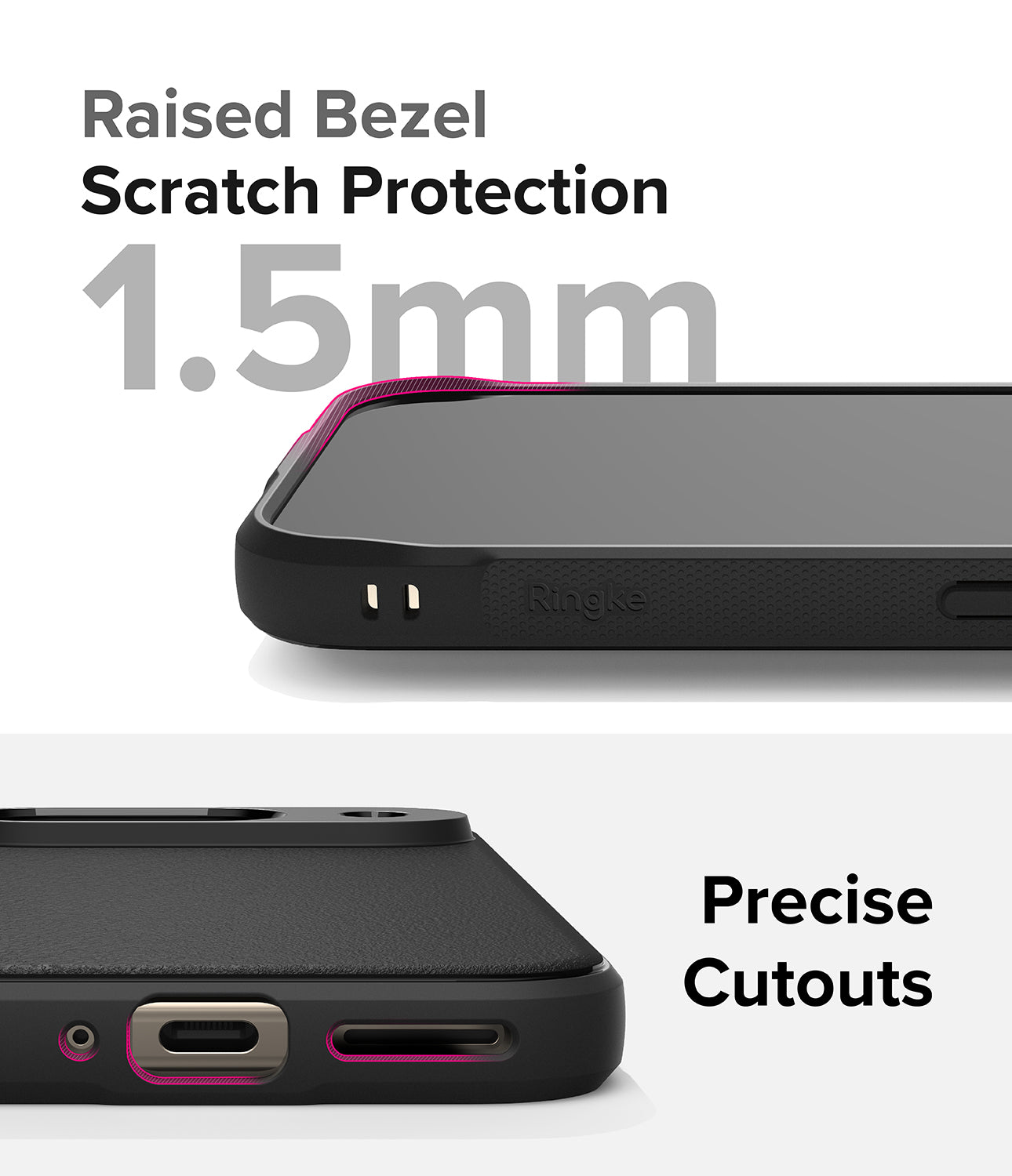 Ringke Google Pixel 9 Case | Onyx Raised Bezel Scratch Protection