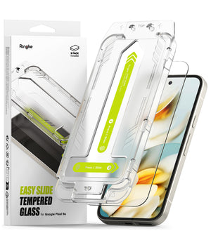 Google Pixel 9a Screen Protector Easy Slide Tempered Glass