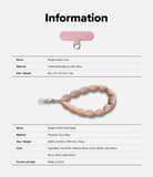 Holder Link Puffer | Hand - Product information card with Ringke accessories on a white background