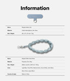 Holder Link Puffer | Hand - Product information card with Ringke accessories on a white background
