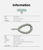 Holder Link Puffer | Hand - Product information card with Ringke accessories on a white background