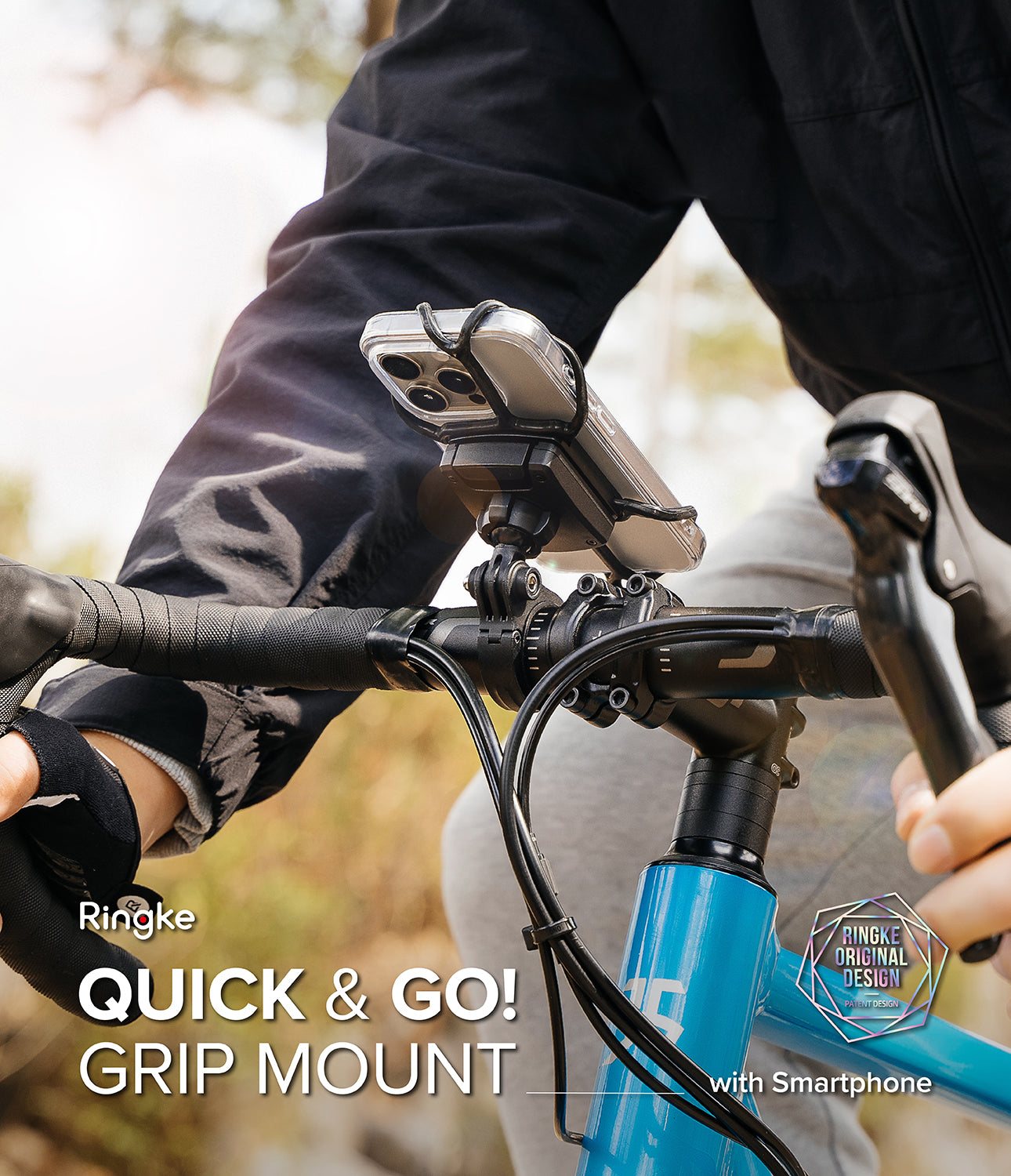 Quick & Go | Grip Bike Mount - By Ringke