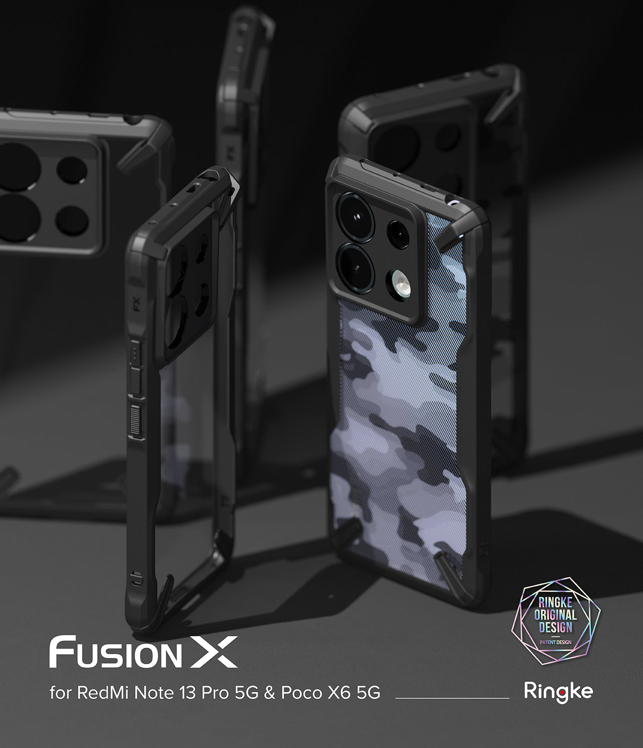 Redmi Note 13 Pro / Poco X6 Case | Fusion-X - By Ringke