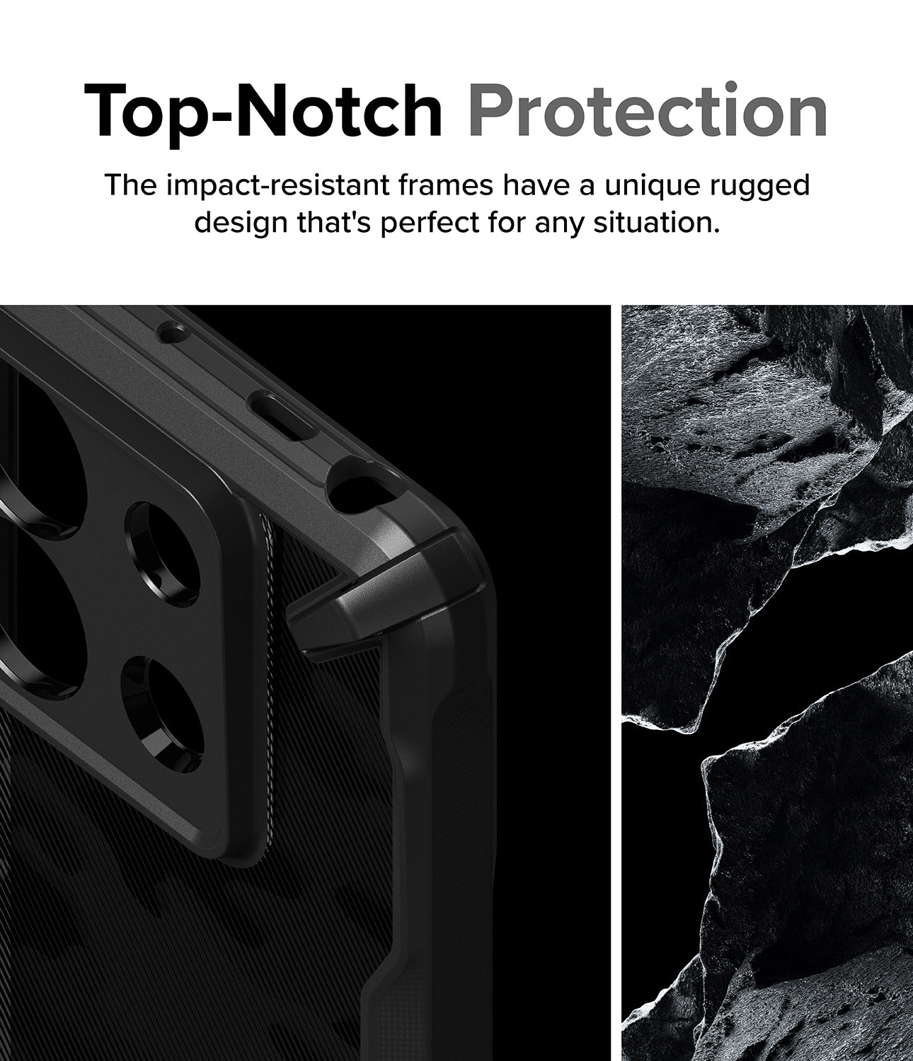 Redmi Note 13 Pro / Poco X6 Case | Fusion-X Camo Black - Top-Notch Protection. The impact-resistant frames have a unique rugged design that's perfect for any situation.