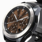 a close up shot of ringke bezel stlying silver stainless steel 42-02