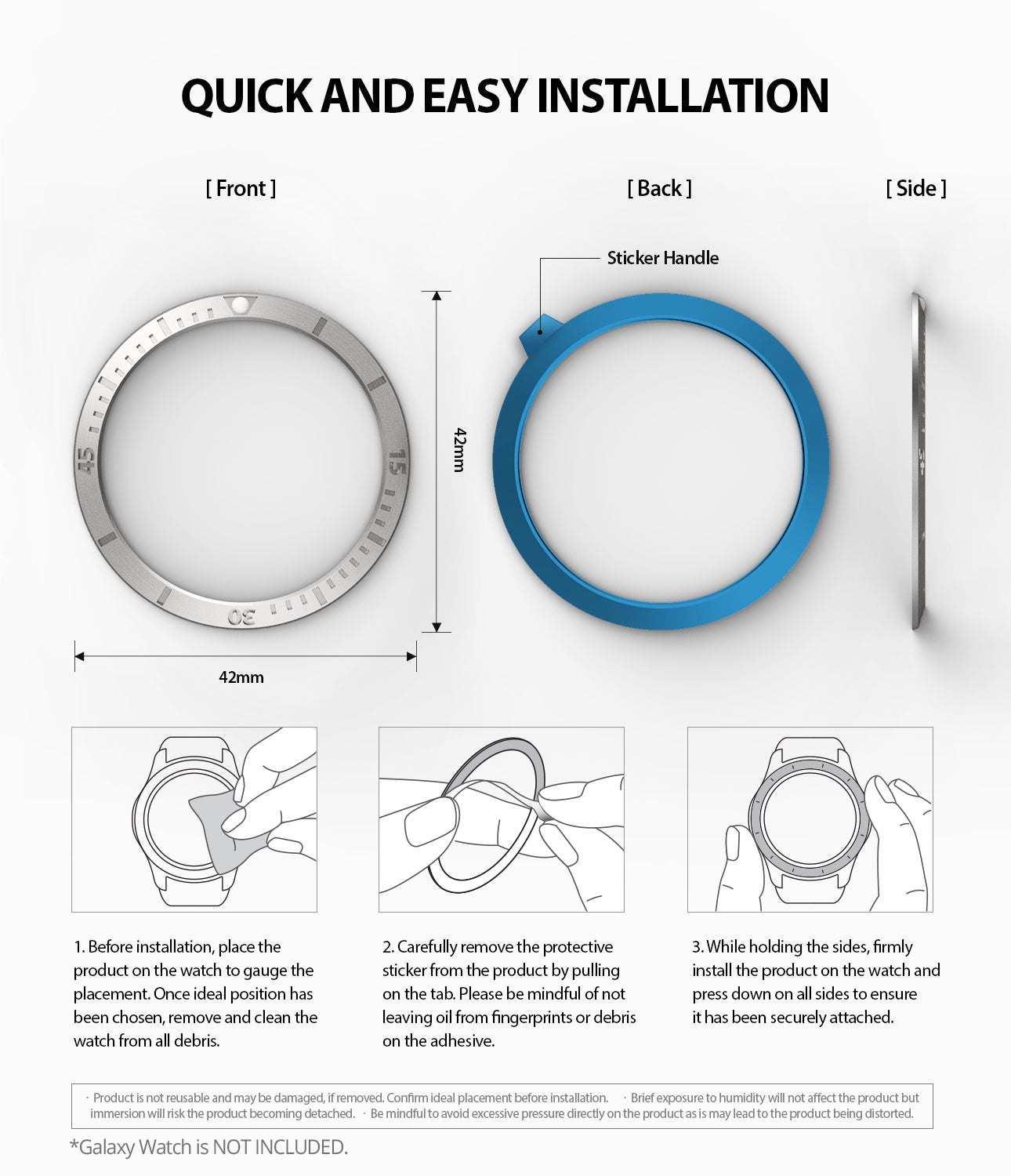 quick and easy installation guide with strong 3m adhesives