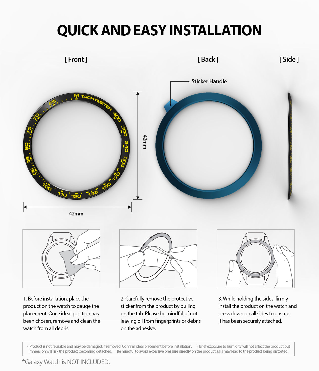 quick and easy installation guide with strong 3m adhesives