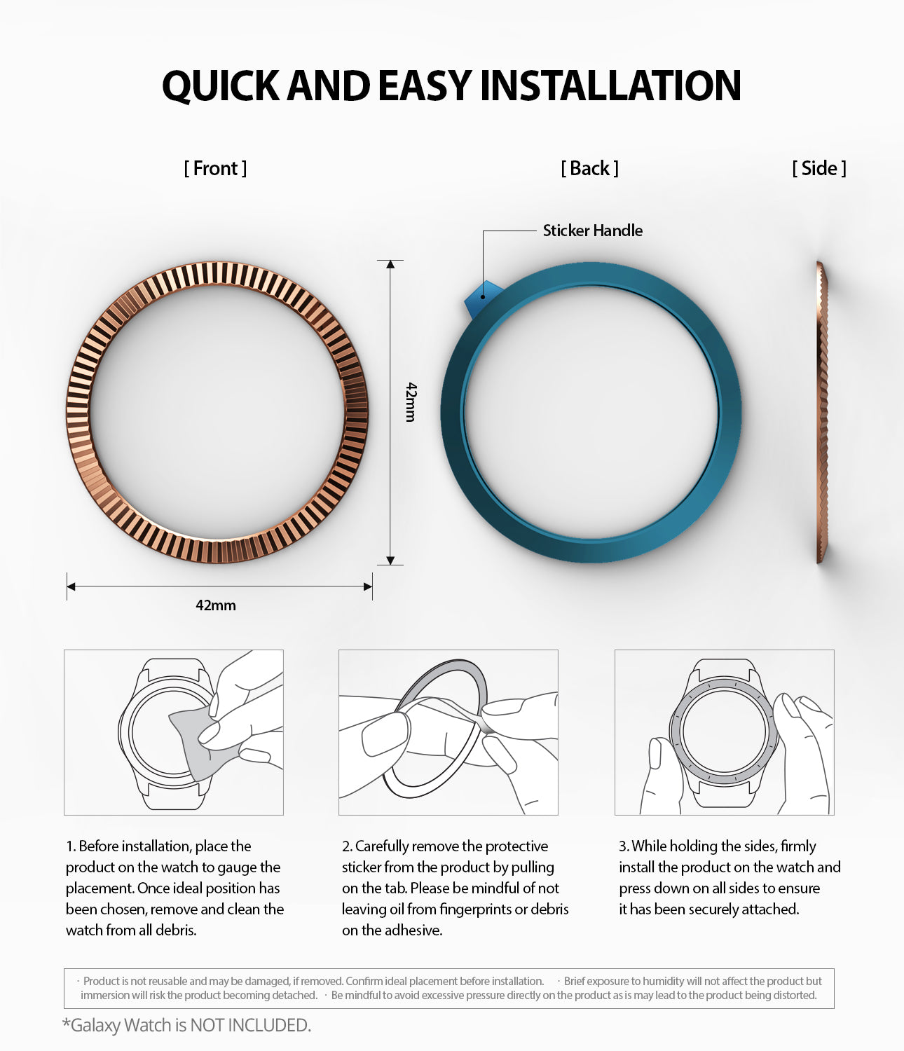 quick and easy installation guide with strong 3m adhesives