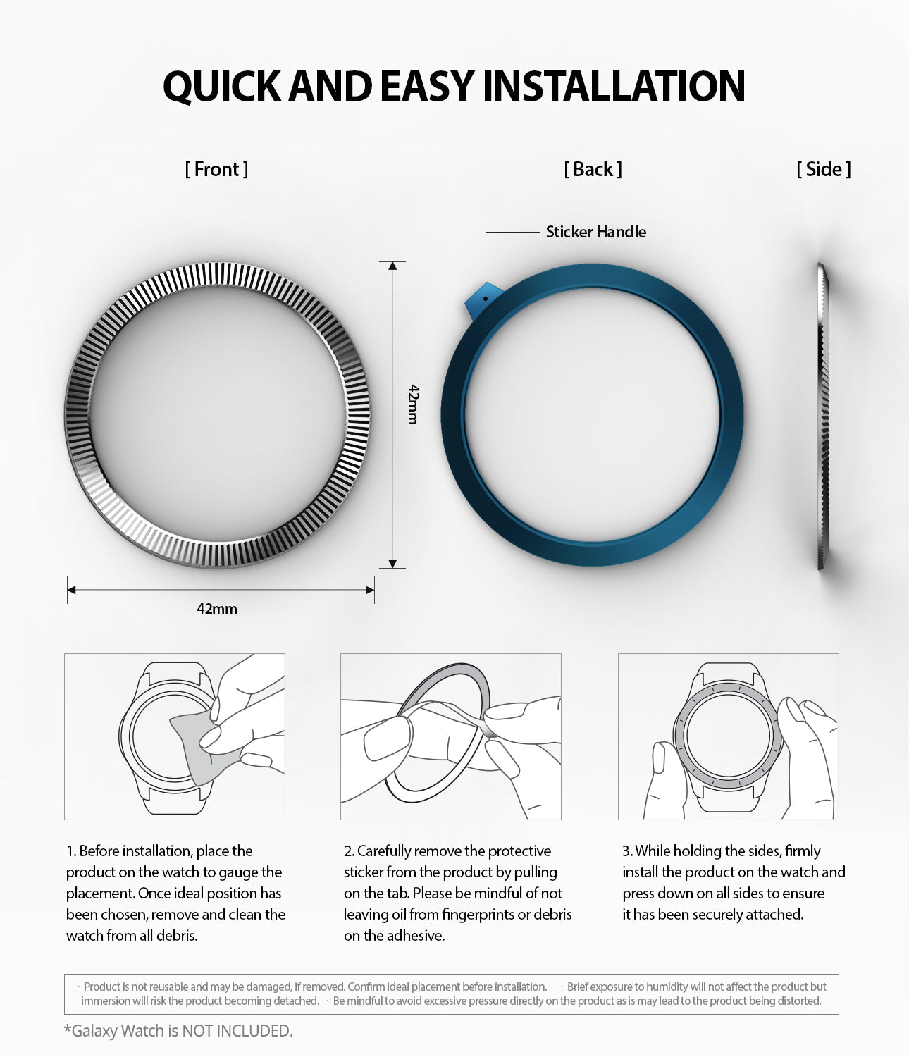 quick and easy installation guide with strong 3m adhesives