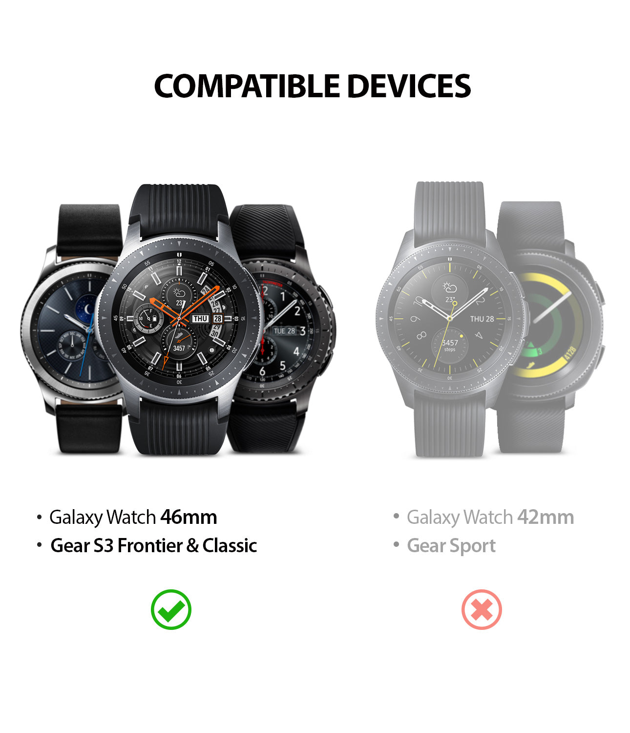 Galaxy Watch 46mm |  Bezel Styling 46-43