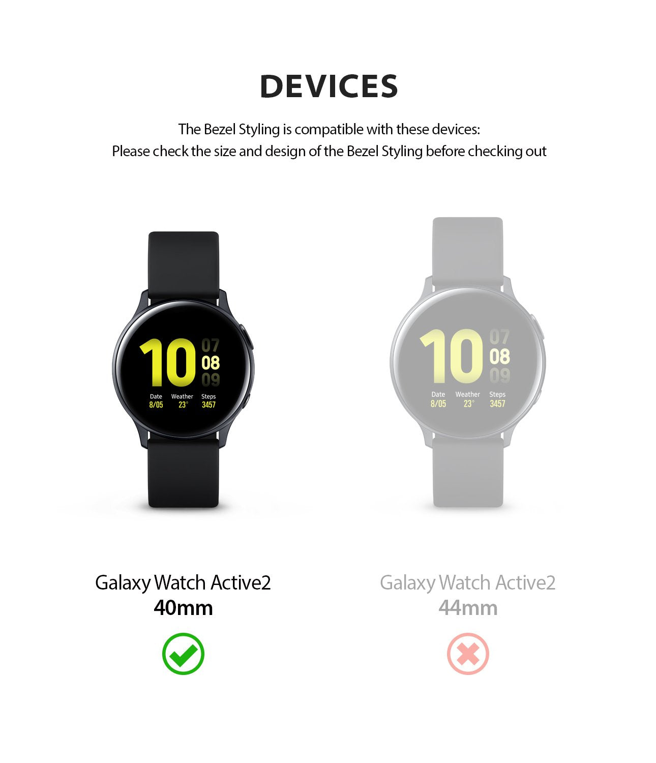 Galaxy Watch Active 2 40mm Bezel Styling