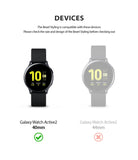 ringke bezel styling for galaxy watch active 2 40mm made with high quality stainless steel size compatibility