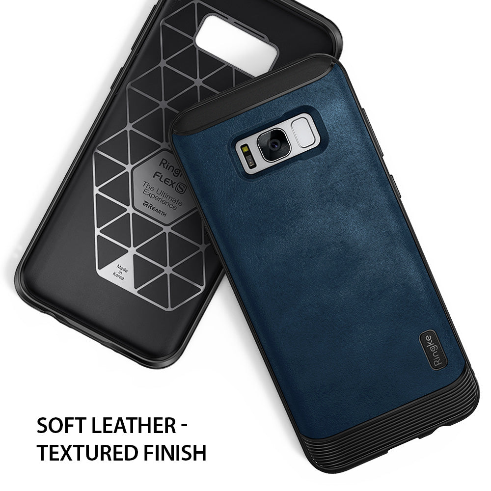 Galaxy S8 Case | Flex S - Soft Leather - Textured Finish