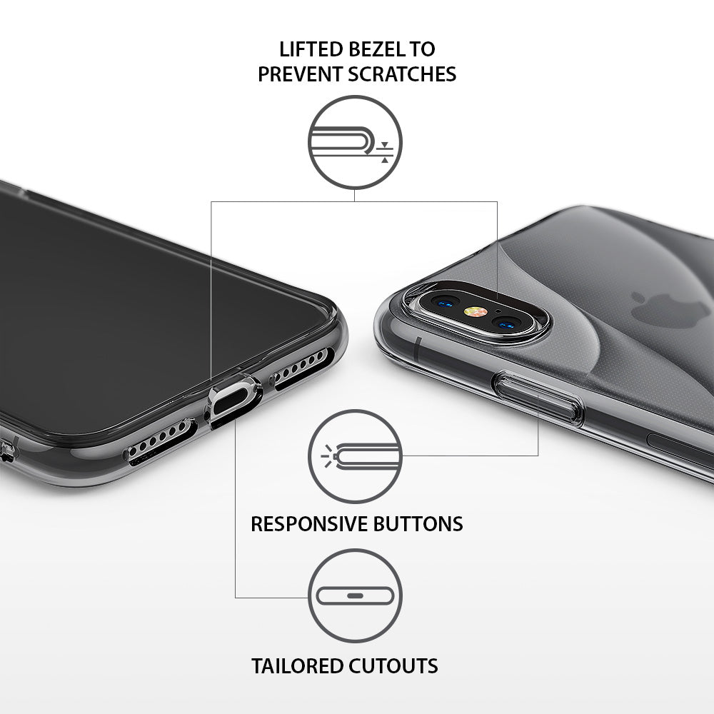 iPhone X Case | Flow - Lifted Bezel To Prevent Scratches