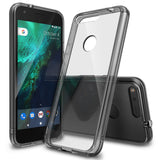 ringke fusion clear transparent hard back case cover for google pixel xl main smoke black
