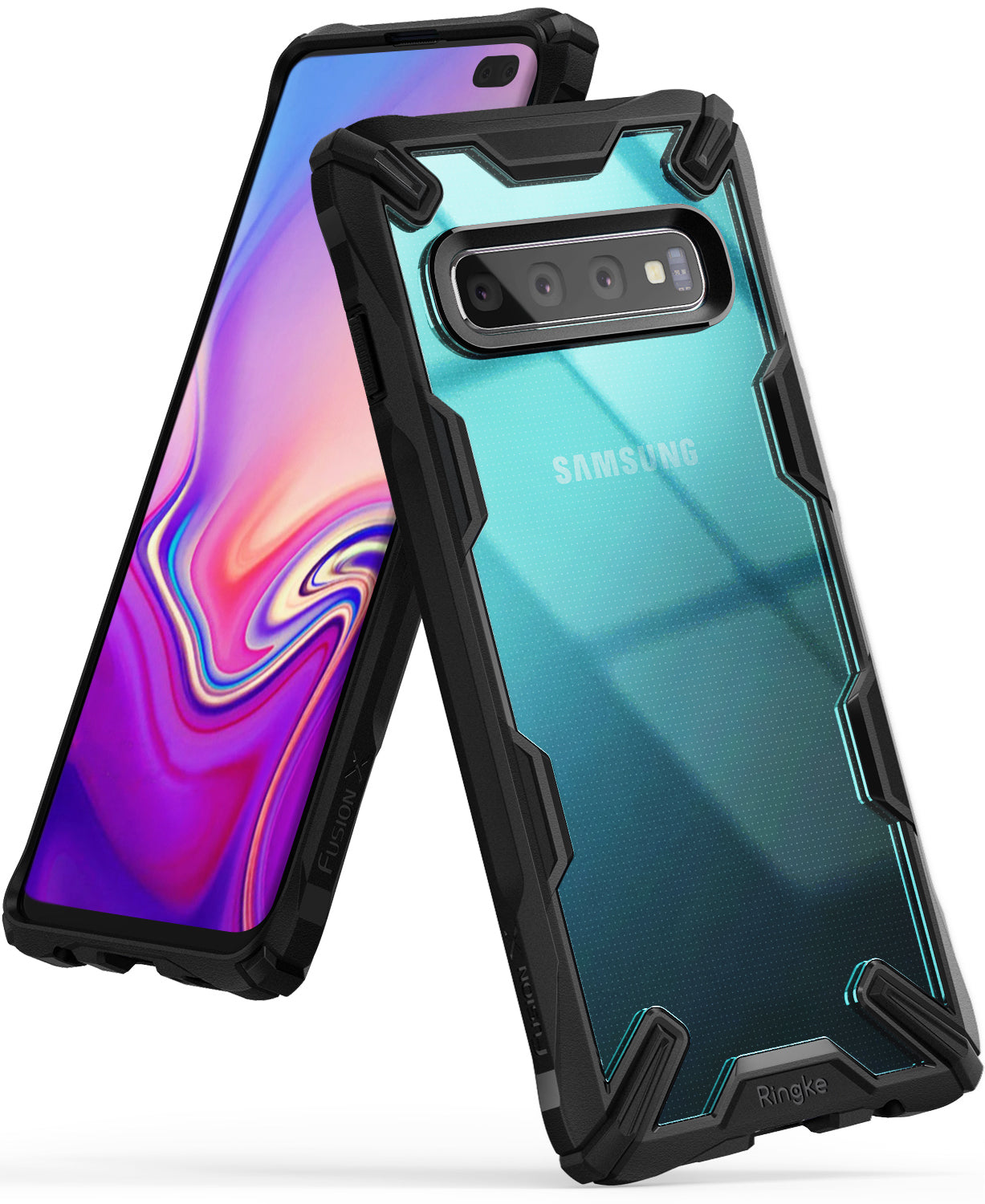 galaxy s10 fusion-x case black