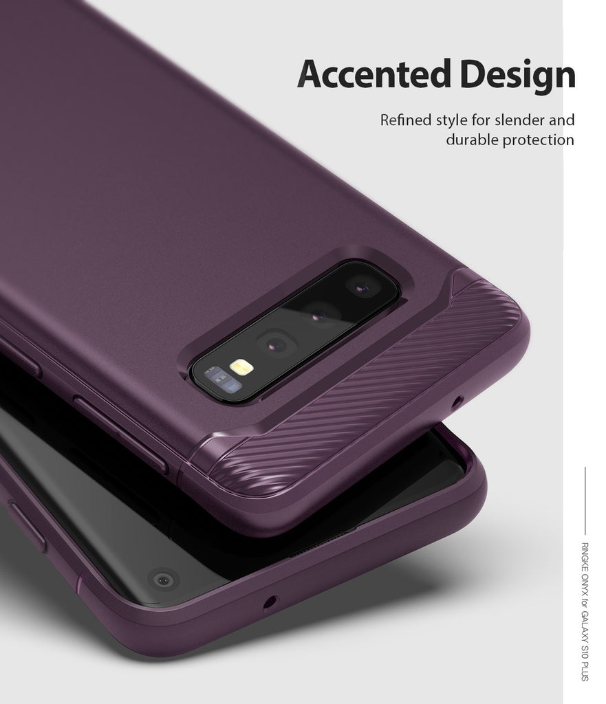 Galaxy S10 Plus Case | Onyx - Accented Design