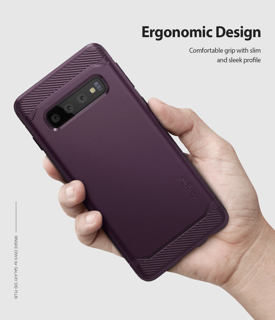 Galaxy S10 Plus Case | Onyx - Ergonomic Design