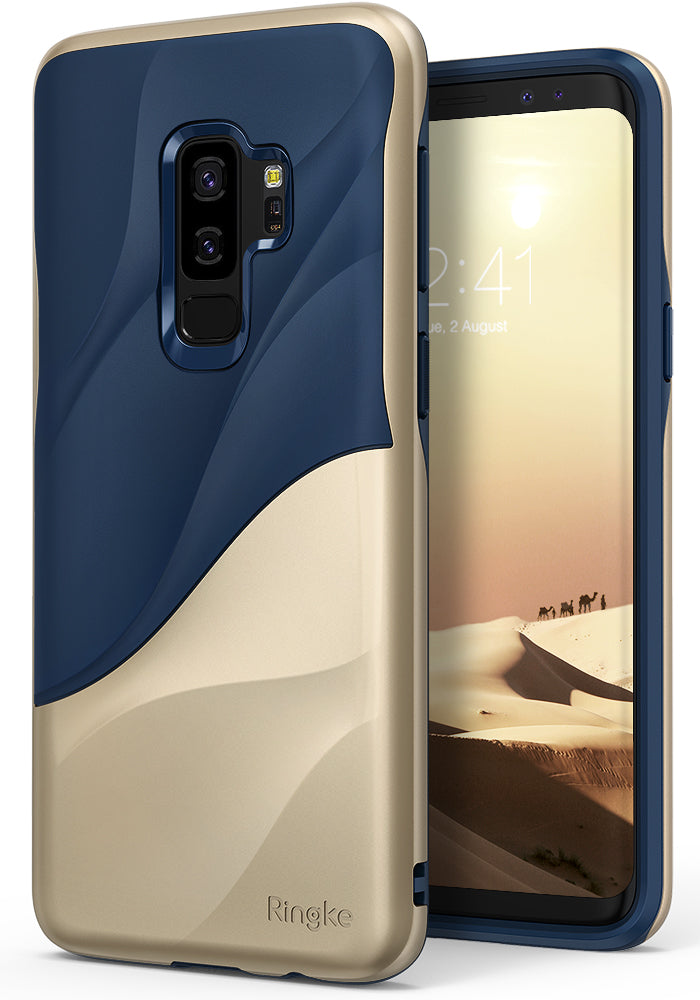 Galaxy S9 Plus Case | Wave - Marina Gold