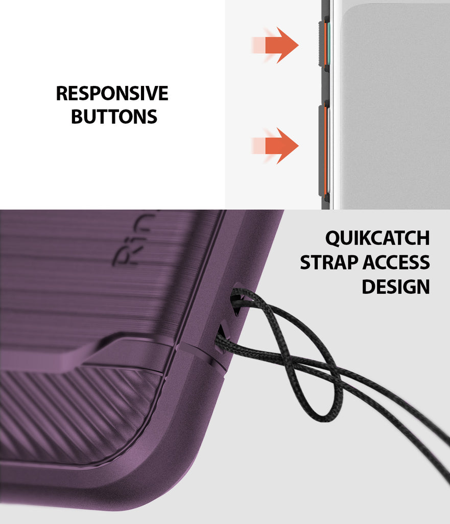 Google Pixel 3 XL Case | Onyx - Responsive Buttons. Quikcatch strap access design.