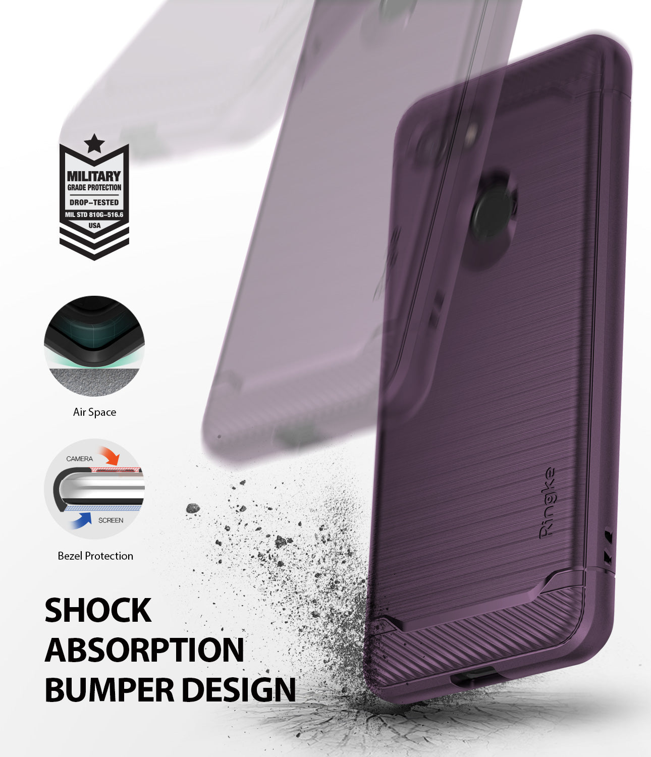 Google Pixel 3 XL Case | Onyx - Shock Absorption Bumper Design