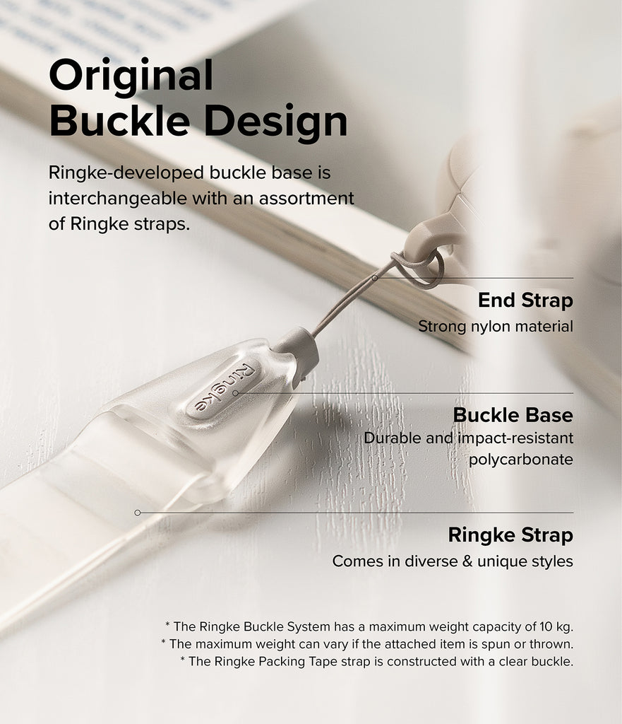 TPU Hand Strap - Ringke Packing Tape with buckle design