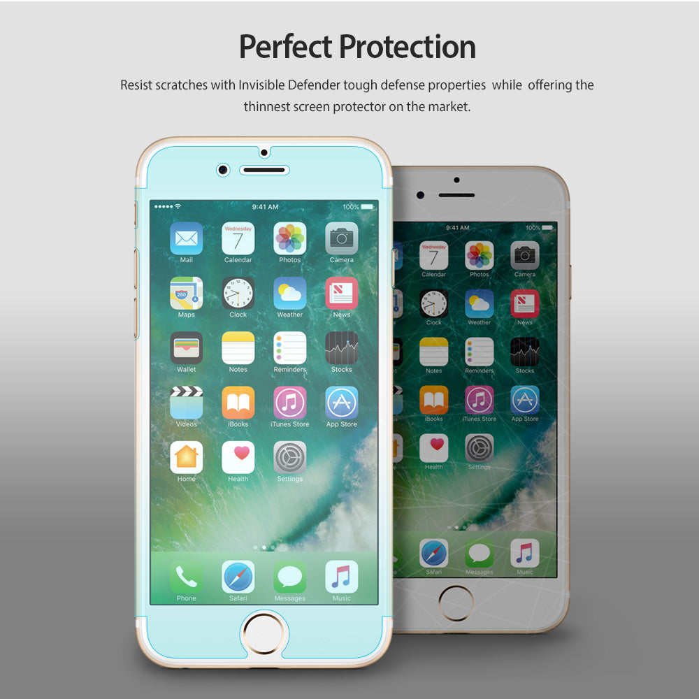 iPhone 7 Plus Screen Protector | Invisible Defender - Perfect Protection