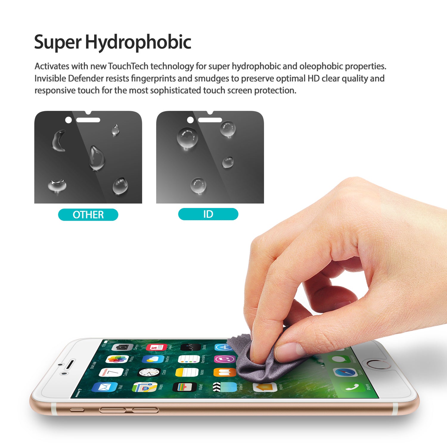 iPhone 7 Screen Protector | Film (4P) - Super Hydrophobic