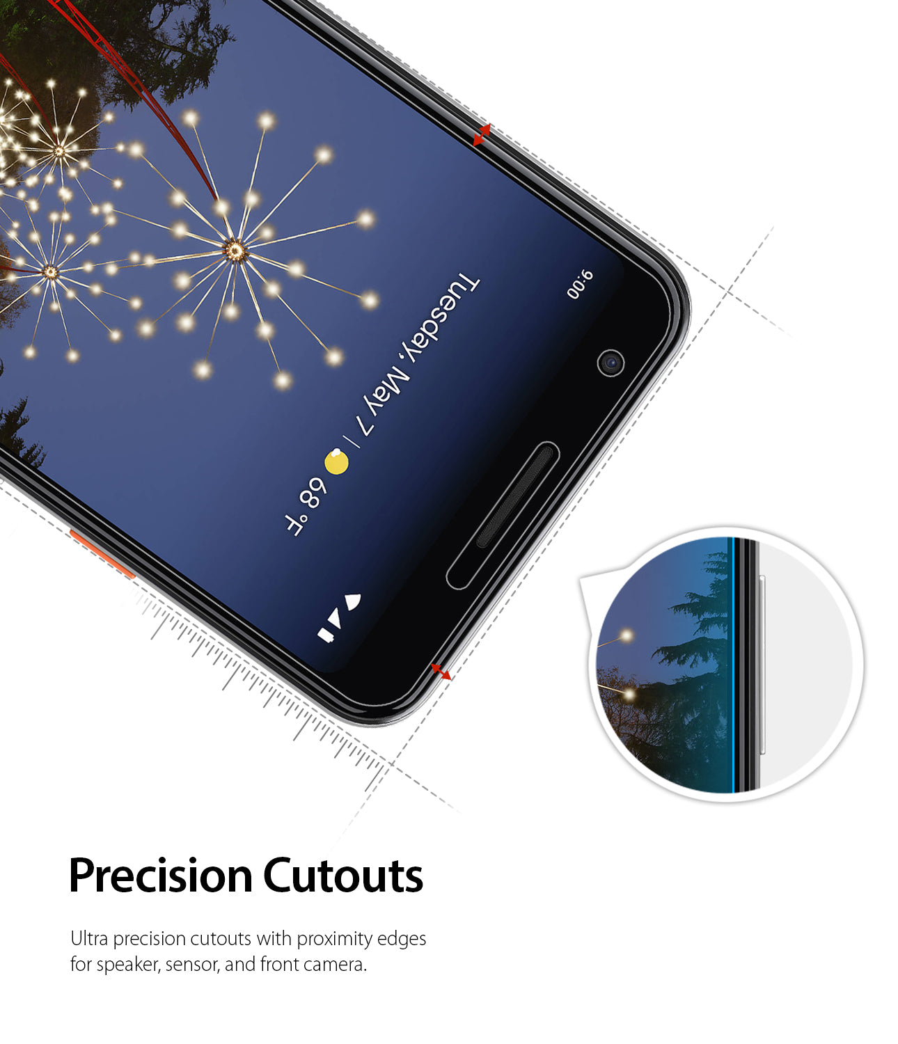 Google Pixel 3a Screen Protector | Glass (3P) - Precision Cutouts
